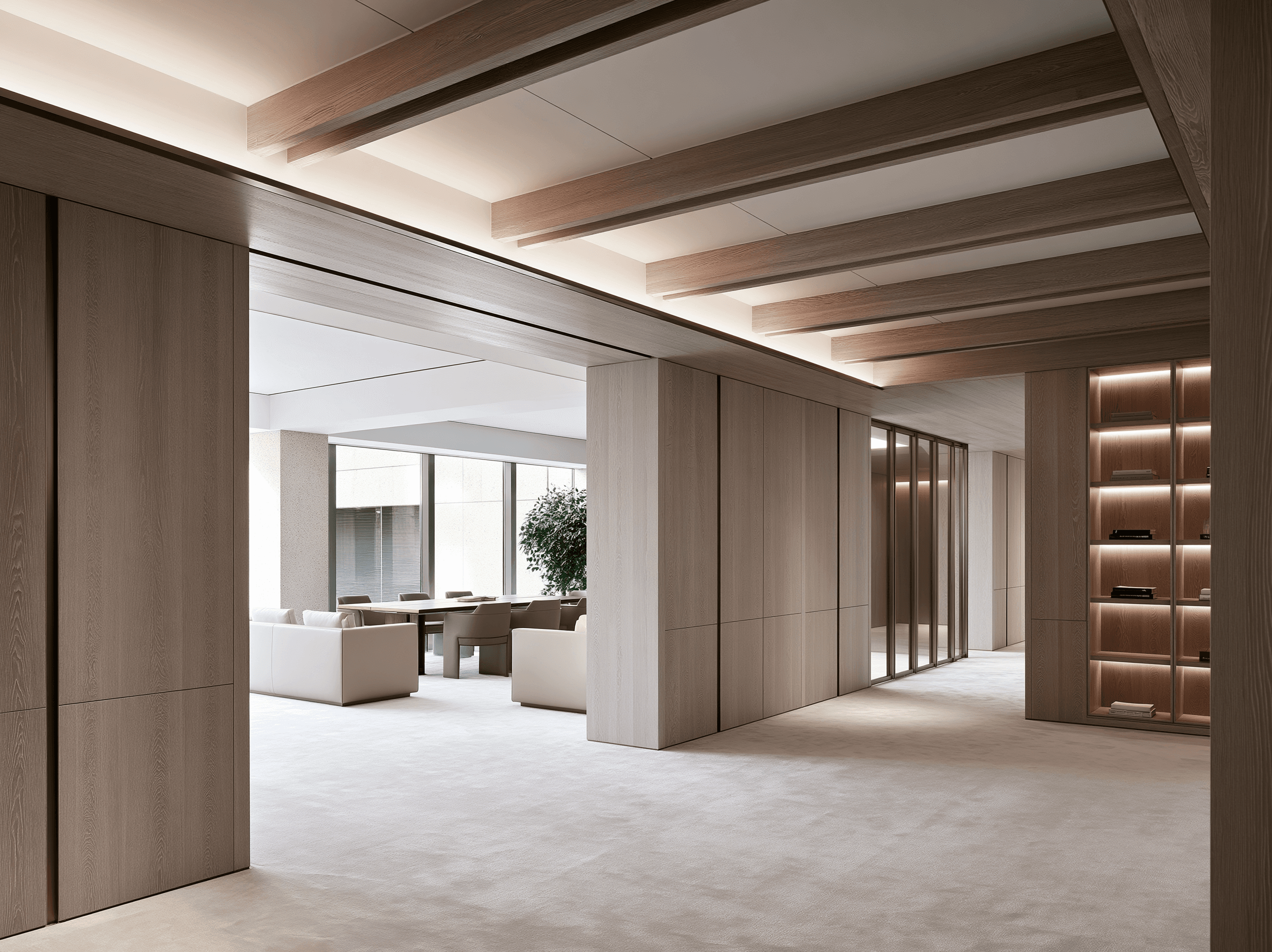 Commercial interior joinery and material detail visual reference